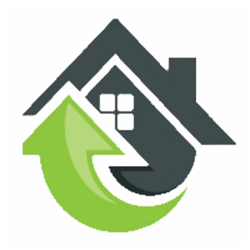 cropped-favi.png A graphic showing a stylized house with a grey roof and walls, and two arrows forming a circle around it, one green pointing up and one grey pointing down.